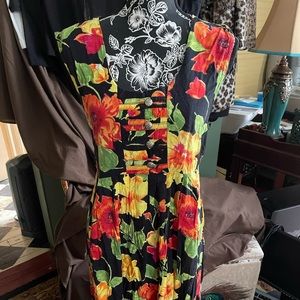 Prestige Global Size Medium Women’s MIDI Tie Back Dress